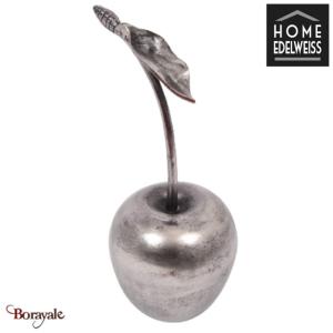 Cerise Home Edelweiss Astrid Décoration : Cerise argent antique JB240