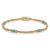 Bracelet Rebel & Rose Mix Turquoise - 4mm - Plaqué or jaune 18 ct S, Femme RR-40