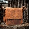 Sac bandoulière KASZER collection Nevada Marron naturel clair touché velours 208